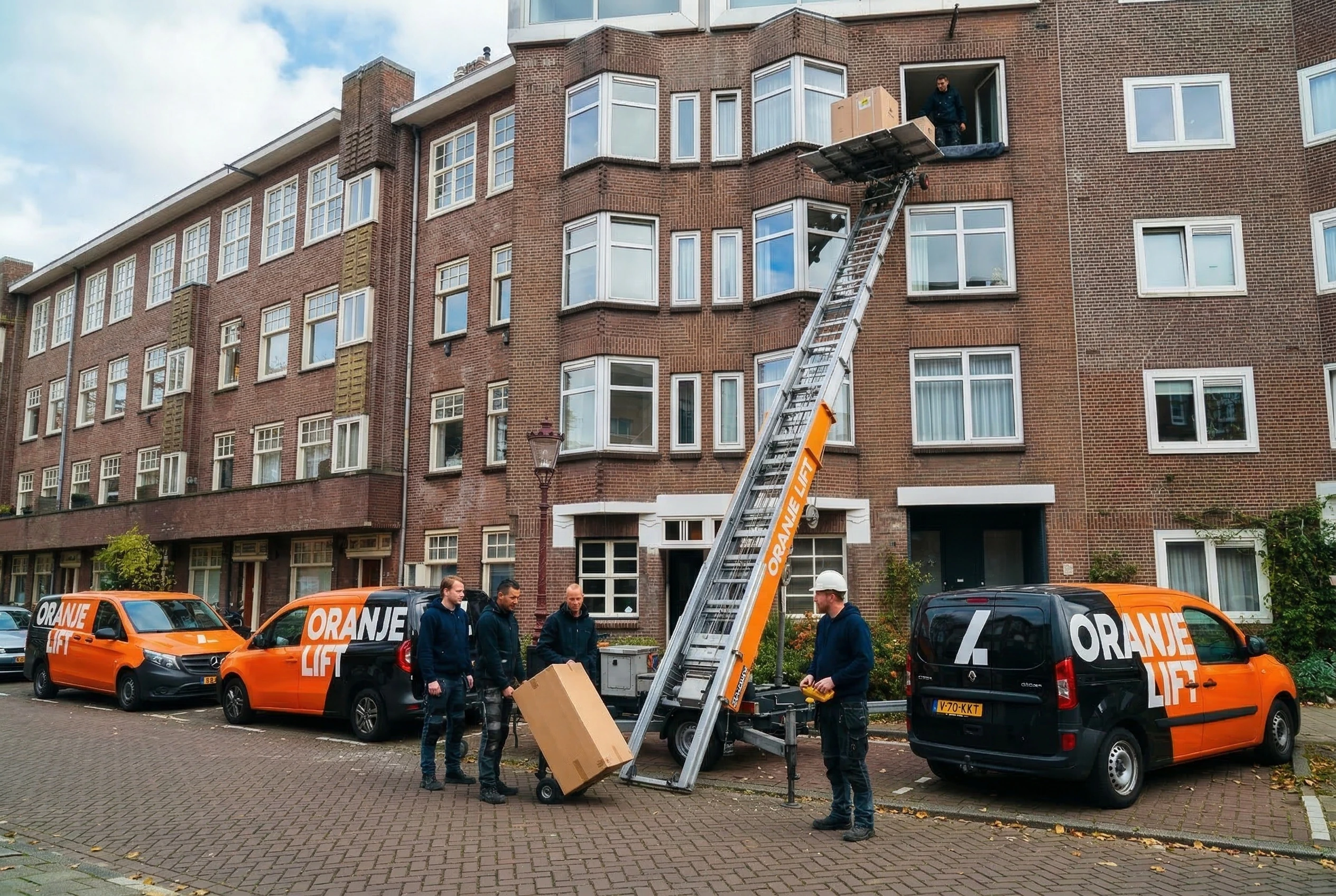 Verhuislift bij hoogbouw Alkmaar